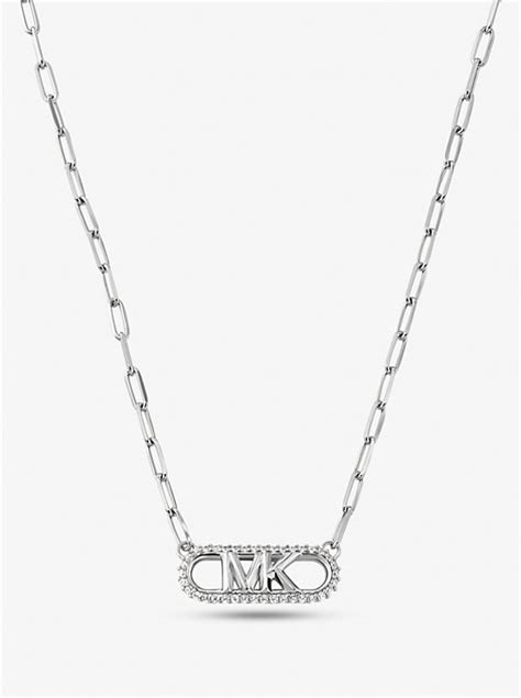 chain link necklace michael kors|Precious Metal.